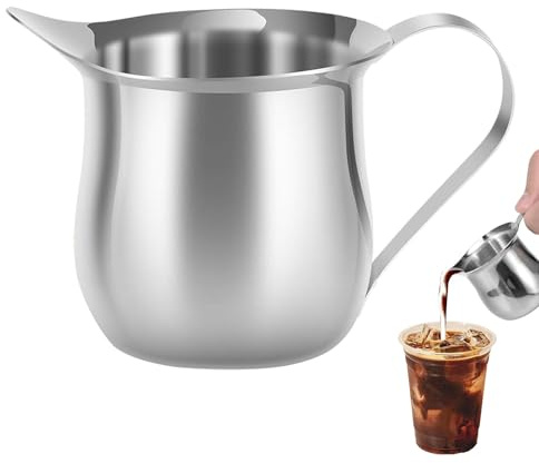Creamer Pitcher Milk sciroppo Supporto per caffè in acciaio Salsa in