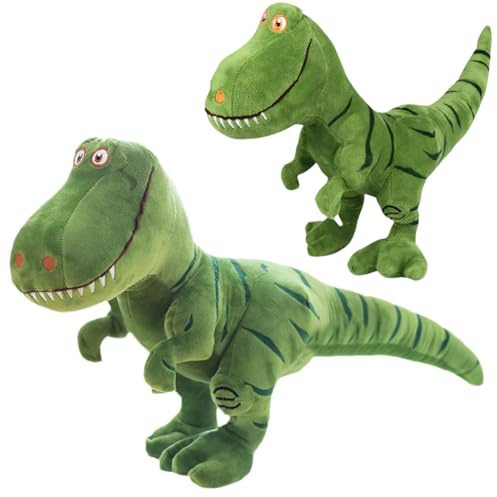 KMFASVX Dinosaurier Kuscheltier,40cm Dinosaurier Plüschtier,Dino Kuscheltier, Tyrannosaurus Plüsch Cuddle Toys Stofftier Plüschtier Kuscheltier Figur für Kinde