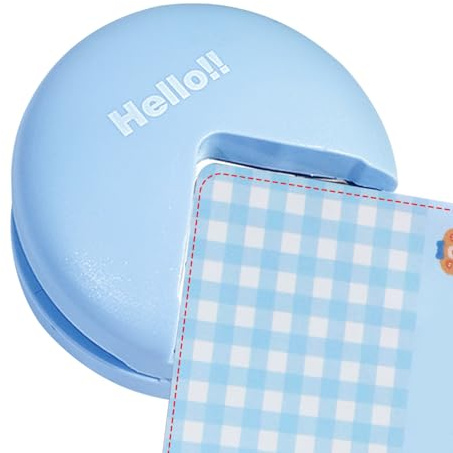 Enhet för avrundning från hörn för kartongpapper | hörnrunda hål för dokument, bärbar manuell trimmer för scrapbooking skapande av inbjudningar och tillverkning av kort