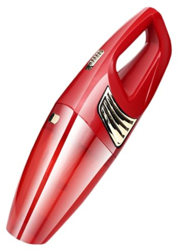 MOTHNUR Aspirateur de Voiture Portable sans Fil Puissant, Rechargeable USB, Compact Rouge Vif, Nettoyage Intérieur Automobile, Usage Maison et Voiture, Conducteur et Passionné