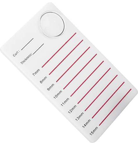 Taidda Support de Support de Cils Coussinet en Silicone D'extension de Cils Durable pour Salon Professionnel et Usage Personnel, Matière Plastique, Couleur comme indiqué, 5,4 * 3,1 * 0,2 (à