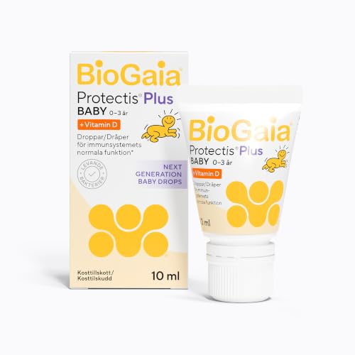 BioGaia Protectis Plus Baby Droppar med D-vitamin 10 mcg | 10 ml