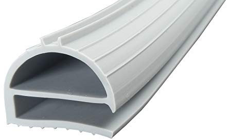 Junta de perfil – Perfil 169 – 2500 mm – Color: Gris (Junta para nevera)