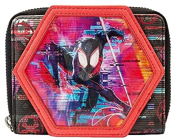 Loungefly: Marvel - Across The Spiderverse Lenticular Zip Around Wallet