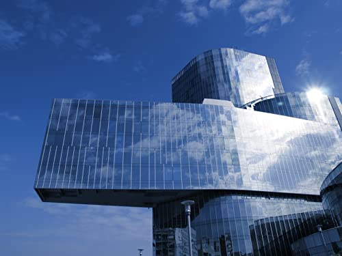 Silver Reflective External Mirror Window Film, Solar Control & Privacy Tint - One Way Mirror/Mirrored Glass (50cm x 2m)
