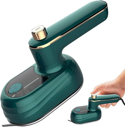 WlP Mini Fer À Repasser Portable, Mini Fer À Vapeur De Voyage Portable pour Les Vêtements Voyage Mini Fer 180 ° Rotatif Portable Fer À Vapeur Portatif pour Les Affaires À Domicile Voyageant Couture