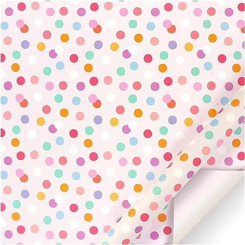 Geburtstags-Geschenkpapier, Geschenkpapier, 4-teiliger Karton, Regenbogen-Gfit-Geschenkpapier, Geburtstagsgeschenk-Geschenkpapier, Geschenkpapier (Farbe: 3) (Color : 3)