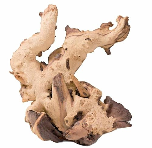 Biotope Aquatics Ltd Aquarium-Treibholz, versenkbar, verschiedene Größen, natürliches Moorholz, Dekoration für Aquarien, Javafarn oder Moos, 15–23 cm