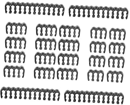 HOMSFOU 1 Satz Kabelkamm Computerversorgung Kabelmanager Computerteil Kabelclip Kabelklemme Kabelbündeler Computerzubehör Kabelmanagement Kabelorganisator Pp Black