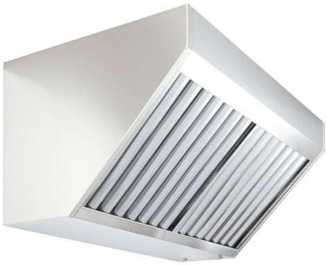 CAEXVEN Campana Extractora Industrial Modelo Económico en Acero Inoxidable para Pared o Central a Techo - 2 Filtros - 1025mm