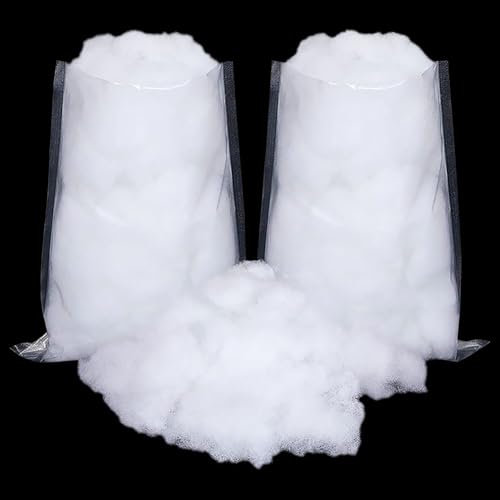 200 g flauschiger Kunstschnee, weicher Kunstschnee, künstlicher Weihnachtsbaum, Schnee, Winterschnee, Material, Bastelschneefaser, Kunstschnee, Ornamente, realistischer Innenschnee für
