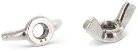 Flügelmutter DIN 315 – M5 – Edelstahl A2 (V2A) – rostfrei – Wing Nut – Schmetterlingsmutter – 100 Stück