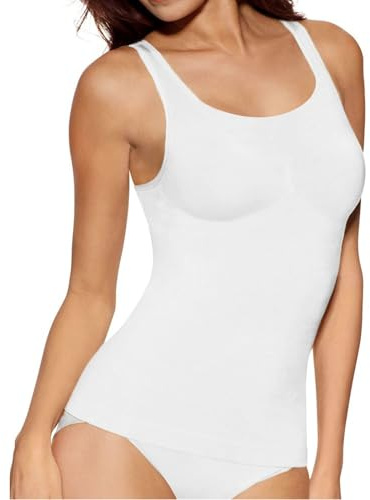 Lancry Débardeur de compression amincissant pour femme, haut gainant sans coutures, contrôle du ventre et de la taille (sans rembourrage)