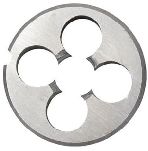 FBANULPEX Set di Maschi e filiere metriche Filiera Tonda metrica, Utensili for Manicotti manuali(3/8x20)