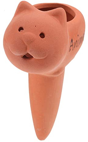 DECOMELODY Arroseur De Plantes en Céramique Animalier pour Jardin, Outil D’arrosage Automatique Goutte-à-Goutte, Pointe D’arrosage Pratique pour Terre, Maintien D’humidité Idéal des Plantes