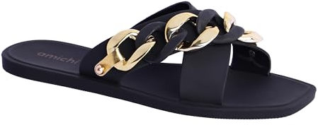 AMICHI Chanclas Mujer – Chanclas para Playa y Piscina - Sandalias Flip Flop de Goma con Suela Antideslizante y ligera