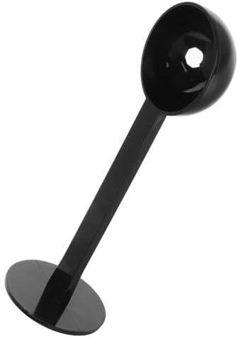 NUOBESTY 2-in-1 Coffee Bean Measuring Scoop and Tamper Lightweight Plastic Spoon Compact Design Easy Cleaning for Kitchen and Travel Use