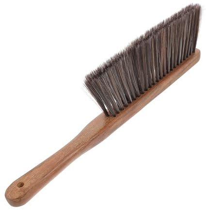ABOOFAN Wood Handle Sofa Bed Cleaning Brush for Home Upholstery and Furniture Soft Bristle Upholstery Brush for Clothes Beds Desks Car and Laptop Keyboard Dusting