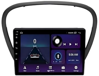 Auto-GPS-Navigationssystem Für Peugeot 607 GPS-Navigationssystem, Auto-Multimedia-Videoplayer, Android-Radiobildschirm(TL7 6G 128G)