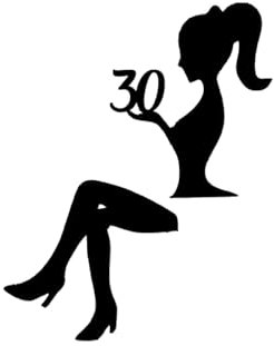 Personalised Sitting Lady 2 Pieces Silhouette Cake Topper, Birthday, Celebration, Handmade, 2 Pieces