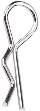 HDmirrorR VGEBY Car Shell Pin 1/16, 50 Pcs Slightly Bent Metal Clips Lightweight RC Accessories Rc Body Clips for 1/10 1/12 1/16 Scale RC Car Shell, Tail Wing, Battery Holder