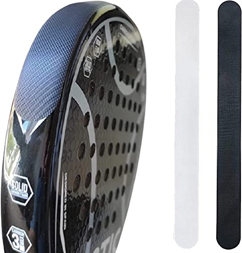 ZRZ Protector de Pala de Pádel Ultraduradero - Transparente y Ligero (7g) - Protección Total contra Golpes y Arañazos - Instalación Rápida y para Todas Las Palas -35x370x0.30mm (2 Mixto)