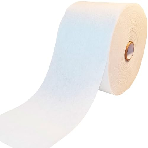 Spezialvlies für Dachabdichtung, 110 g/m2, 0,15x50m, Bauvliesstoff zur Armierung von Flüssigabdichtung, Vlies für Flüssigkunststoff, Polyestervlies