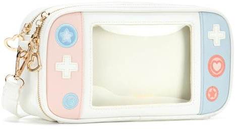 Geekshare süße Tragetasche Umhängetasche kompatibel mit Switch/Switch OLED – tragbare Hartschalen-Reisetasche für Switch-Konsole und Spielzubehör