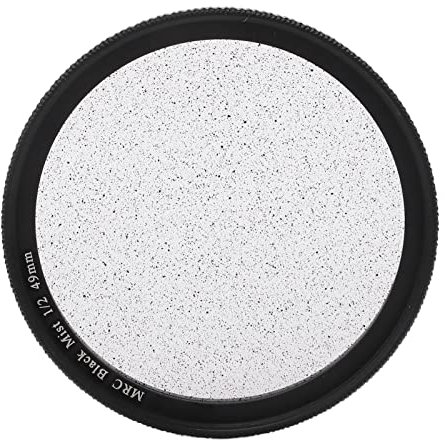 Schwarzer Nebelfilter, 1/2-Portrait-Soft-Diffusor-Fokus-Kameraobjektivfilter, Kratzfest für Video-Vlog-Fotografie (58mm)