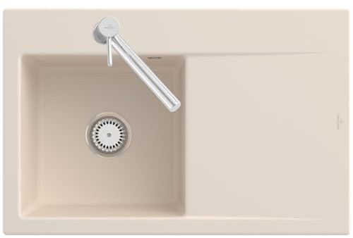 Villeroy & Boch Subway Style 45 Ivory - 3348 01 FU Keramikspüle Handbetätigung