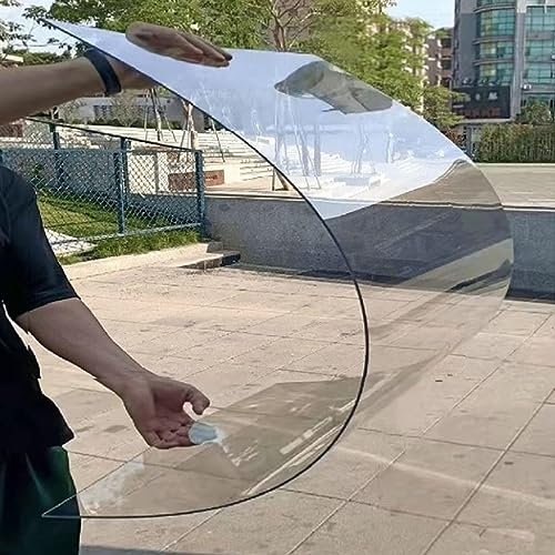 Plaque Polycarbonate Feuille de toiture en polycarbonate, feuille de plastique transparente légère, panneau durable transparent, couverture d'auvent de pergola, anti-UV, pour toits, abris d'auto, auv