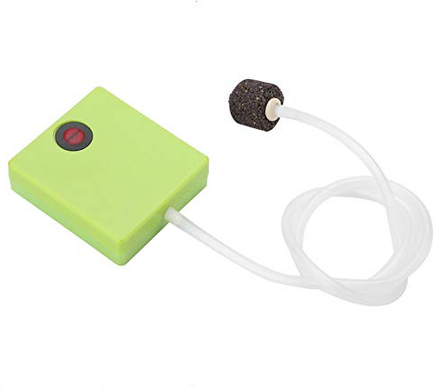 Acqua Aeratore Pompa Ste 10 × 7 × 4 Portatile Acquario Secco Alimentazione a Batteria Pesce Aeratore Aeratore con Pietra
