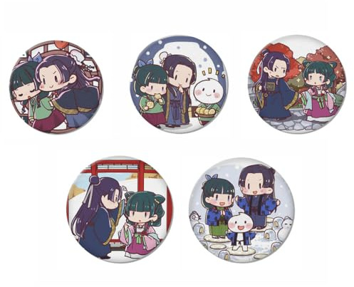 5 Die Tagebücher Apothekerin Abzeichen Anime Figur Maomao Niedlich Badge Pins 58mm Apothecary Diaries Cosplay Accessories