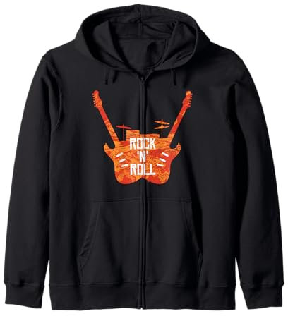 Fourchette à frites, rock 'n roll et cadeau de concert en métal lourd Sweat à Capuche