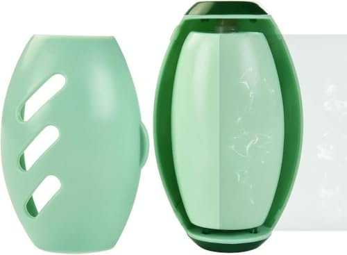 ChAusa Rouleau Poils Animaux Rouleau Adhesif Vetement Rouleau Anti-Peluches Réutilisable Rouleau Anti-Peluches Réutilisable et Lavable pour Vêtements,Lit,Tapis,Cheveux,Canapé (Vert)