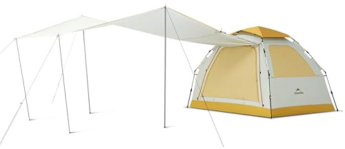 Naturehike Ango Pop-up Zelt für 3 Personen – Wasserdichtes und winddichtes Campingzelt mit einfachem Aufbausystem – Ideal für Camping, Wandern und Outdoor-Aktivitäten