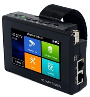 Tester per telecamere IP, Tester CCTV Da 5,4 Pollici Telecamera IP 4K Monitor Tester CCTV VGA IPC POE AHD CVI TVI SDI Test Cavi Tester Telecamera Cftv(IPC-1800ADH Plus)