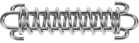 COLLBATH Stoßdämpfende Hundeleinenfeder Edelstahl 304 Robuste Zugfeder Bis 41 Kg Outdoor Zubehör Für Training Wandern Und Camping