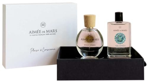 Aimée de Mars Coffret Ophélia Rituel Expression de Soi, Huile d'Onction 50ml et Parfum 30ml, 100% Naturel, Vegan, Compatible Grossesse et Allaitement