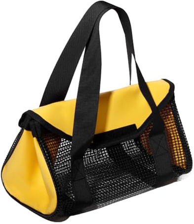 Dubbulon Contenitore Per Esche Morbide - Sacca Rete Per Immagazzinamento Esche Con Manico,Organizzatore Attrezzatura Da | per Acqua Salata Spiaggia Fiume Lago Stagno Viaggi Stradali e Familiari