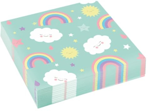 Rainbow & Cloud Servietten | 20Stk./33x33cm
