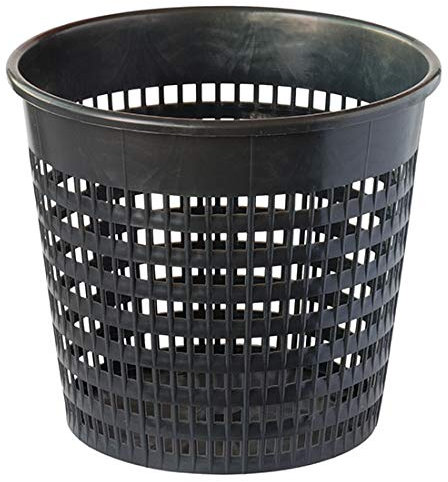 NATURAVIVA BASSANO Vaso tondo rete 6,5 litri 22x22 cm per idroponica, piante da laghetto, orchidee. (10 pezzi)