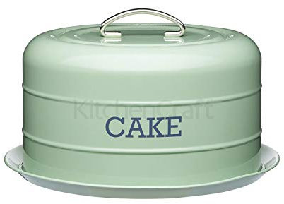 Auntie Morags Living Nostalgia Domed Cake Tin – English Sage Green