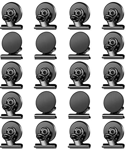 FINDMAG 20 Pack Fridge Magnets Refrigerator Magnet, Heavy Duty Refrigerator Clips, Whiteboard Magnets, Magnetic Christmas Light Clips for Whiteboard, Sculptural Picture Frame, Fridge, Kitchen, Office