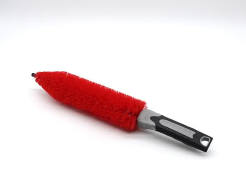 TrendLine Felgenbürste rot für Alufelgen und Kühlergrill Autobürste Autopflege