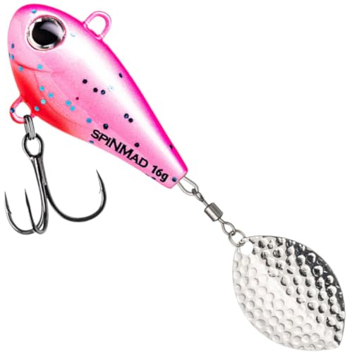 SpinMad 16g Jigspinner - Spinnköder, Farbe Lieblingsköder:Pinky
