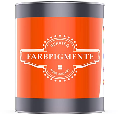 BEKATEQ Farbpigmente in RAL7016 Anthrazitgrau 100g - Eisenoxid Pulver mikronisiert für Epoxidharz, Beton, Putz, Dispersionsfarbe, Kalk- und Leimfarben - Made in Germany BK-122