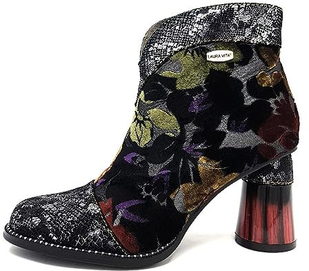LAURA VITA Gucstoo 10, Ankle Boot Donna, Granato, 37 EU
