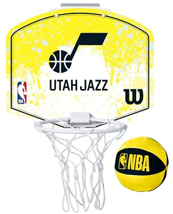WILSON NBA Team Mini Basketball Korb, Kompakte Größe und Robuste Bauweise, Einfacher Aufbau und Dynamisches Design, Farbe: