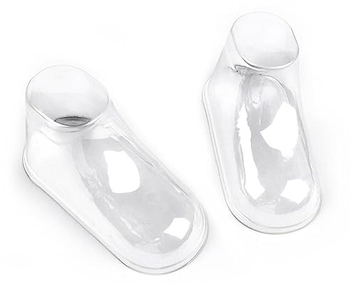Ostlttyn Clear Plastic Baby Feet Display, Baby Booties Crochet Shoes Socks Showcase, Toddler Shoes Supports Shoe Forms Stand Holder for Store and Home Use